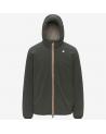BLOUSON K-WAY JACK ST WARM DOUBLE GREEN/ OAK -VERT BEIGE