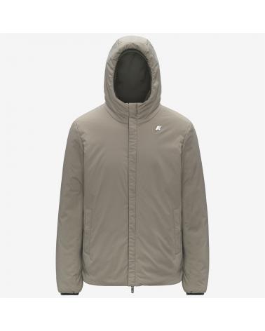 BLOUSON K-WAY JACK ST WARM DOUBLE GREEN/ OAK -VERT BEIGE