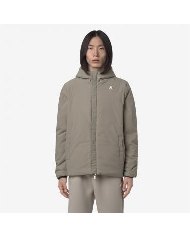BLOUSON K-WAY JACK ST WARM DOUBLE GREEN/ OAK -VERT BEIGE