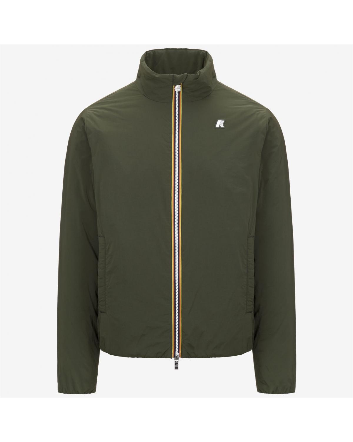 BLOUSON K-WAY VALENTINE PLAIN WARM GREEN /BLACK