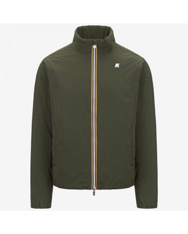 BLOUSON K-WAY VALENTINE PLAIN WARM GREEN /BLACK
