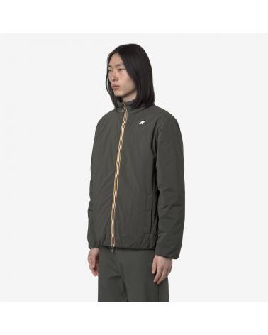 BLOUSON K-WAY VALENTINE PLAIN WARM GREEN /BLACK