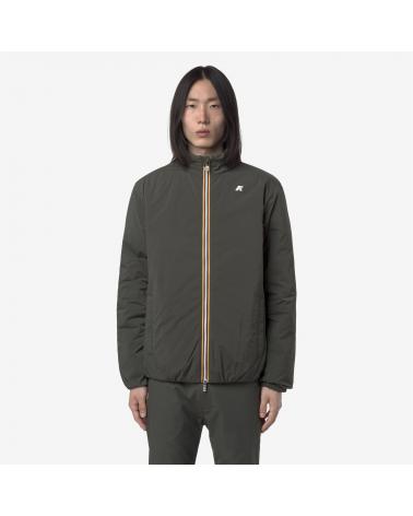BLOUSON K-WAY VALENTINE PLAIN WARM GREEN /BLACK