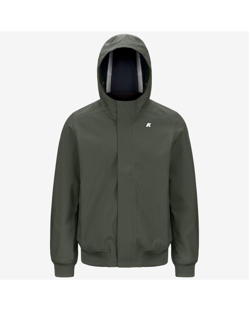 BLOUSON K-WAY JOACHIM BONDED GREEN  VERT