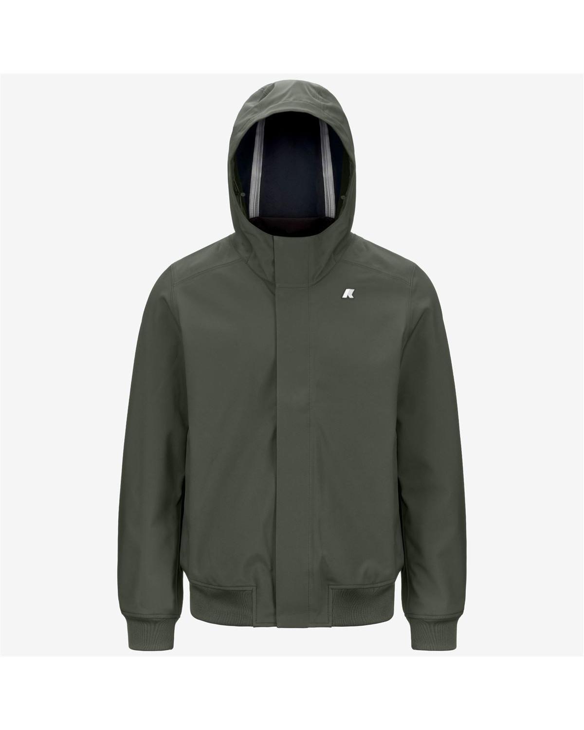 BLOUSON K-WAY JOACHIM BONDED GREEN  VERT