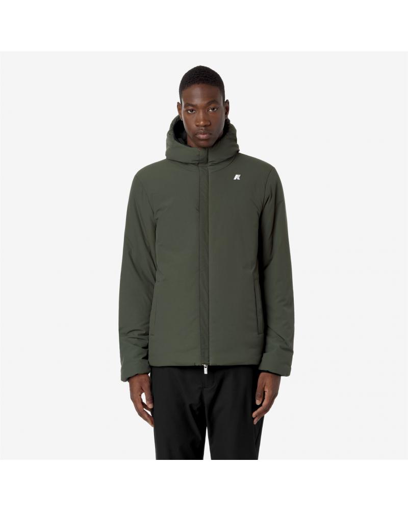 BLOUSON K-WAY JACK ST WARM DOUBLE BLACK /GREEN