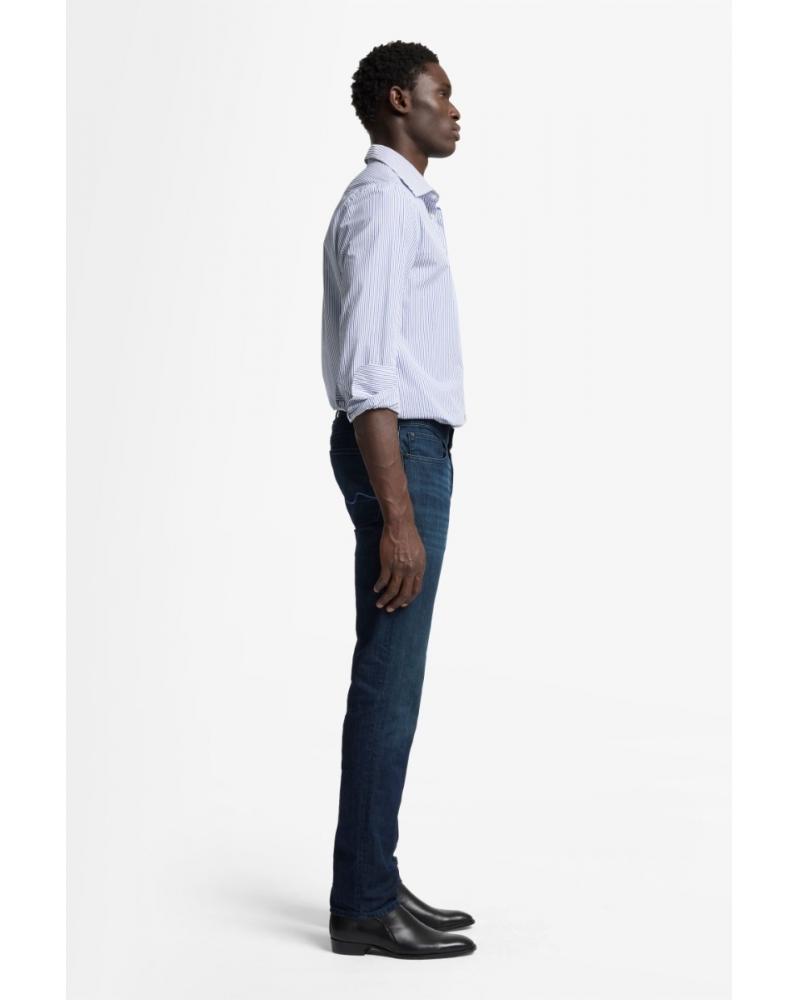 JEAN 7 ALL FOR MANKIND STRAIGHT DENIM Foncé