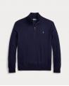 PULL DEMI ZIP LAINE MARINE