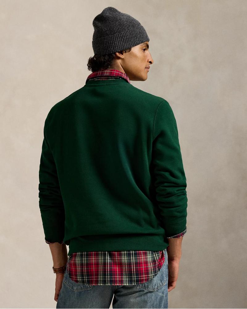 SWEAT RALPH LAUREN MOLLETON BEAR VERT