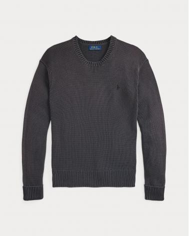 PULL RALPH LAUREN COTON  GRIS