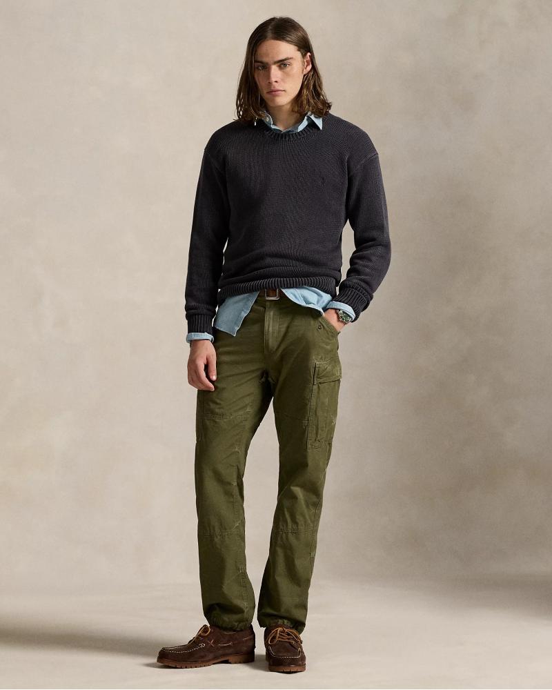 PULL RALPH LAUREN COTON  GRIS