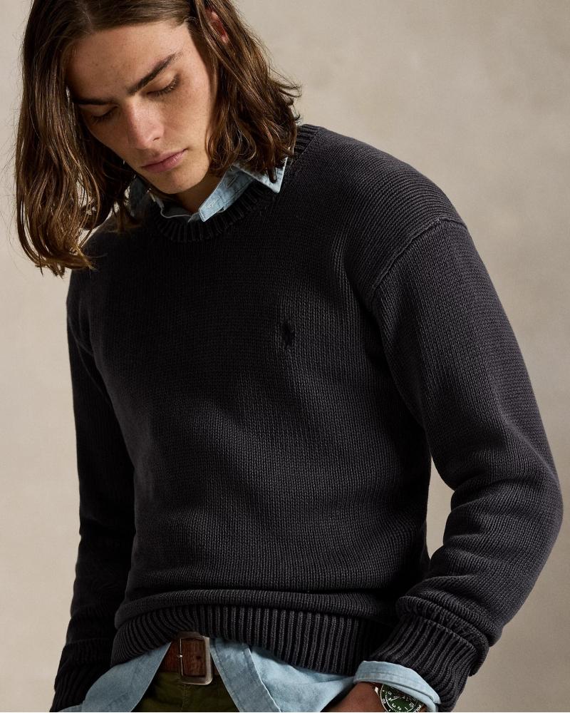 PULL RALPH LAUREN COTON  GRIS