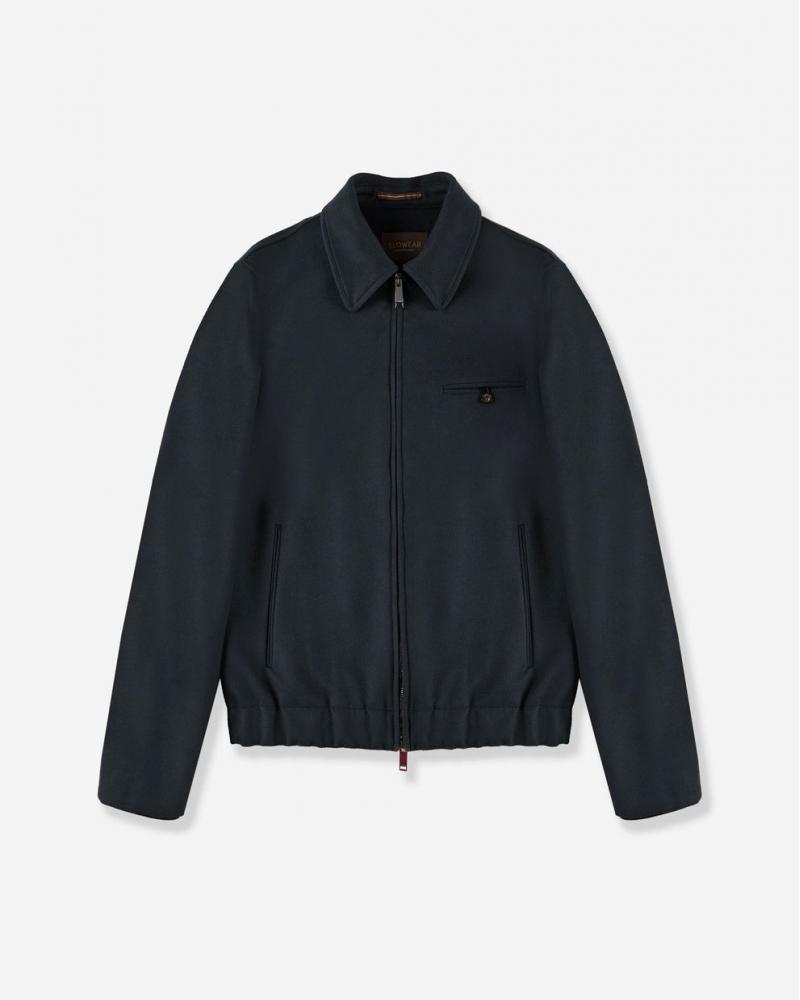 BLOUSON SLOWEAR BOMBER MARINE