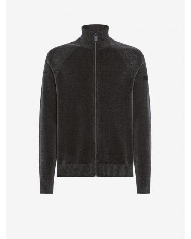 GILET RRD  MAILLE VELVET FULL ZIP GRIS ANTRACITE