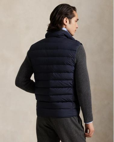 GILET RALPH LAUREN EN DUVET RANGEABLE MARINE