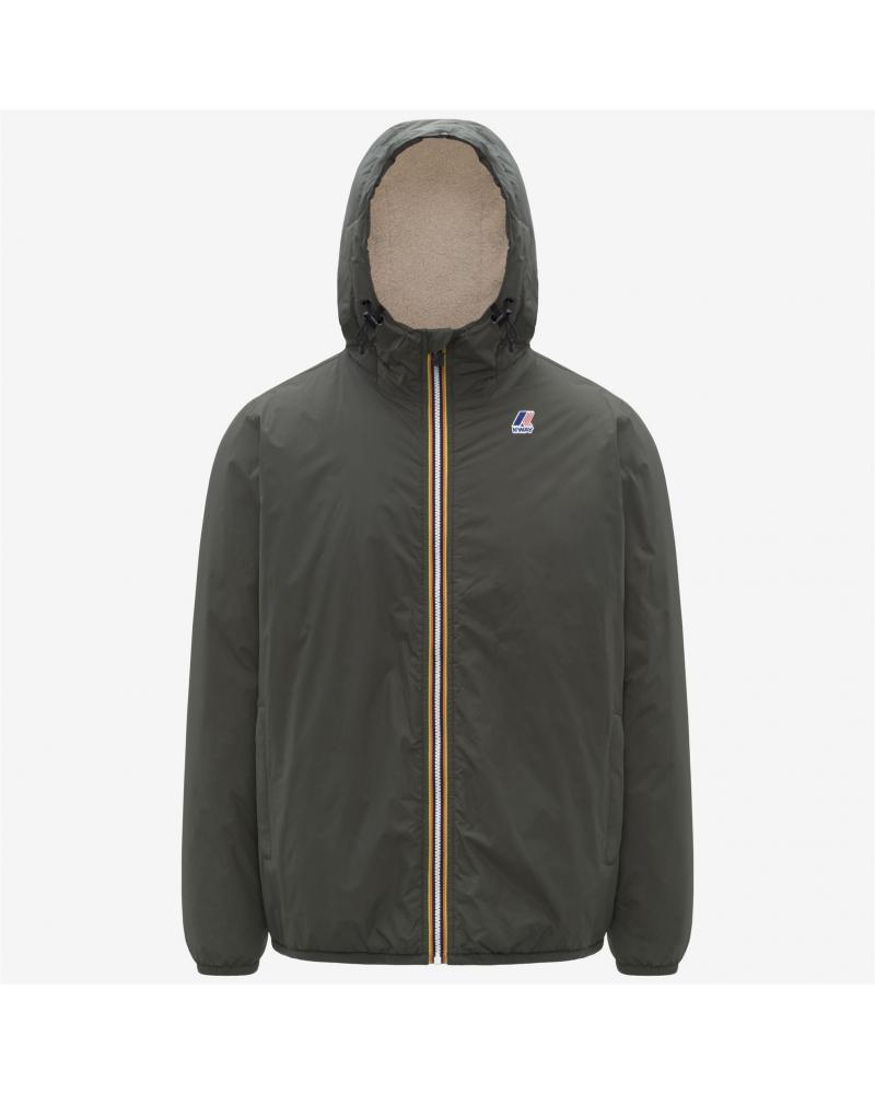 BLOUSON K-WAY LE VRAI 4.0 ORSETTO 633 Green kaki