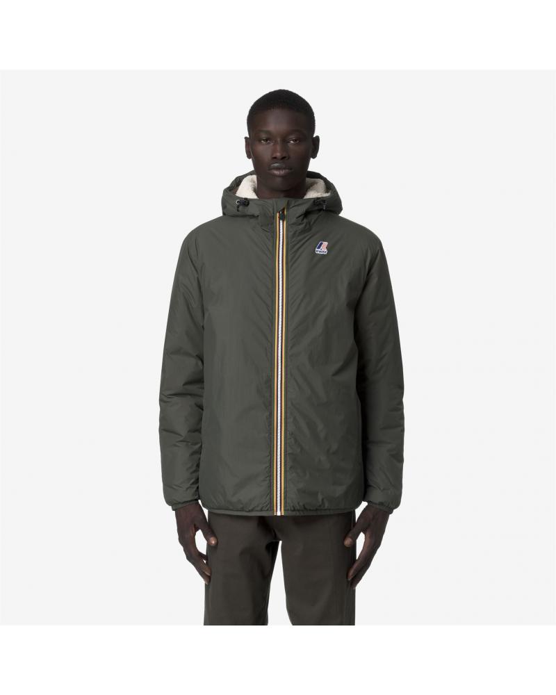 BLOUSON K-WAY LE VRAI 4.0 ORSETTO 633 Green kaki