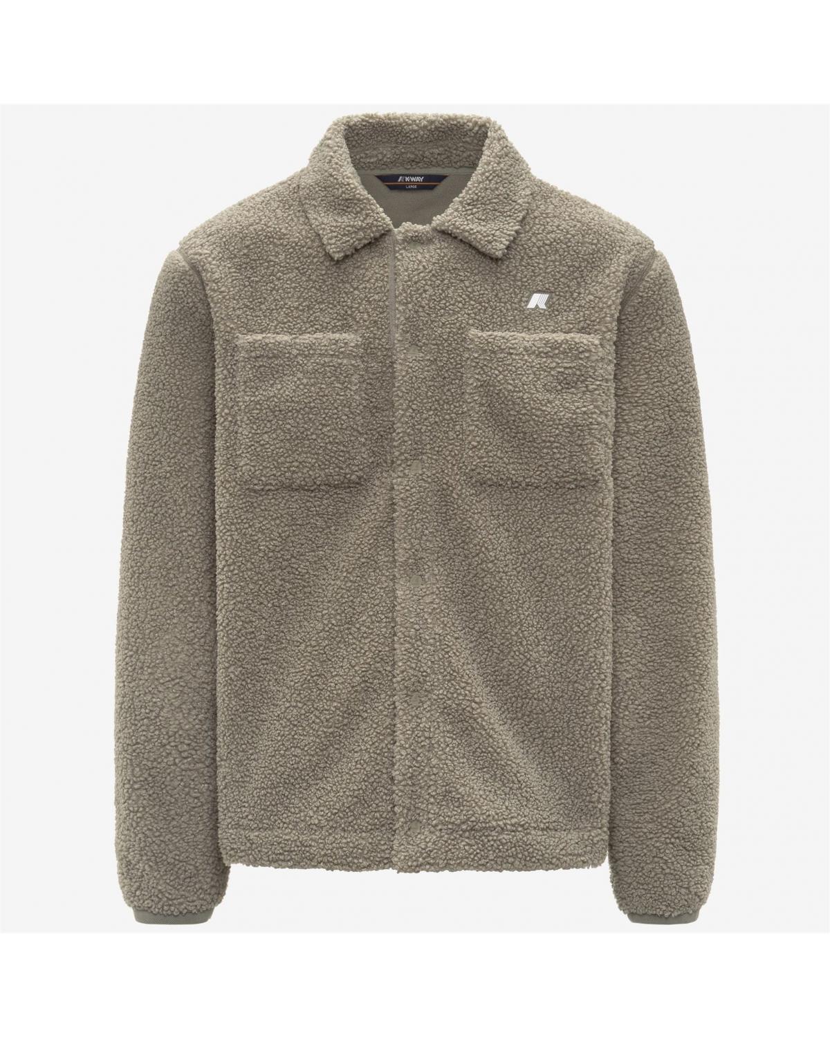 SURCHEMISE K-WAY CAMERON SHERPA GREEN OAK BEIGE