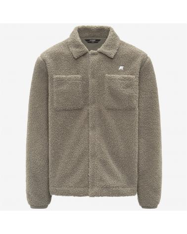 SURCHEMISE K-WAY CAMERON SHERPA GREEN OAK BEIGE