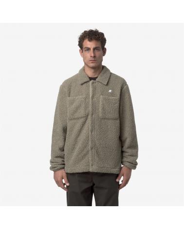 SURCHEMISE K-WAY CAMERON SHERPA GREEN OAK BEIGE