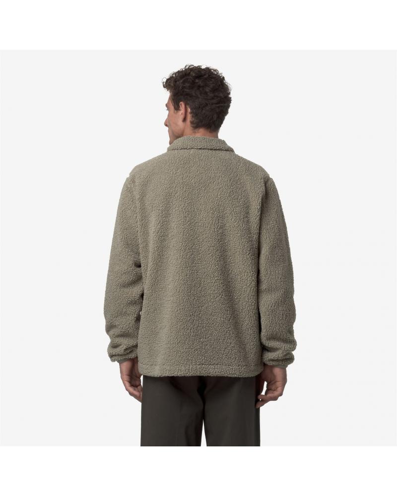 SURCHEMISE K-WAY CAMERON SHERPA GREEN OAK BEIGE