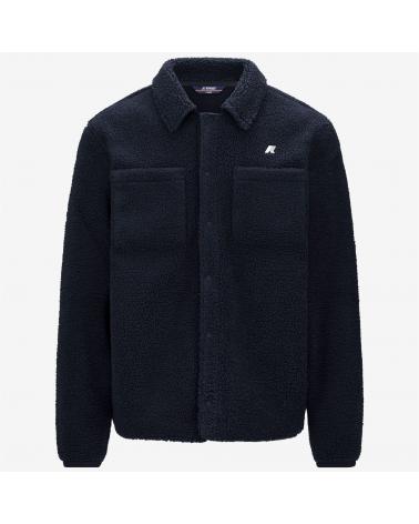 SURCHEMISE K-WAY CAMERON SHERPA BLUE DEPTH BLUE -MARINE