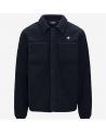 SURCHEMISE K-WAY CAMERON SHERPA BLUE DEPTH BLUE -MARINE