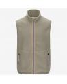 YANNICK K-WAY SHERPA POLAR REVERSIBLE GREEN OAK BEIGE