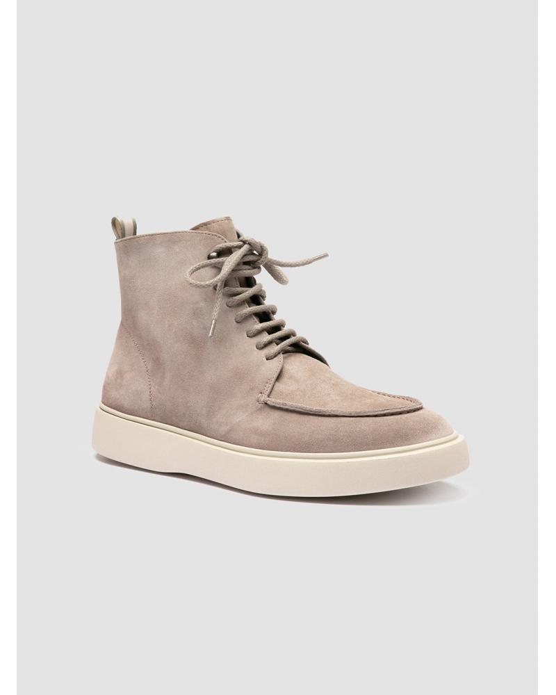 BottinesOFFICINE CREATIVE à lacets en daim BEIGE FRAME 004 AVORIO
