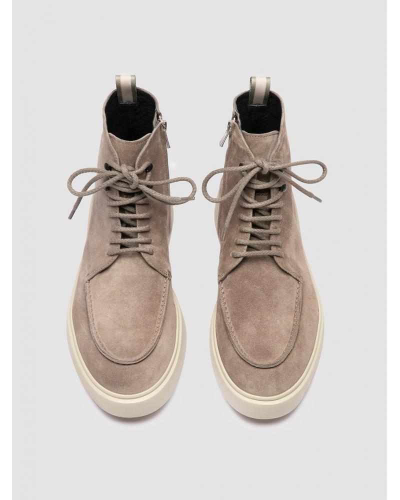 BottinesOFFICINE CREATIVE à lacets en daim BEIGE FRAME 004 AVORIO