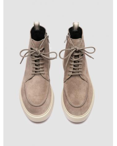 BottinesOFFICINE CREATIVE à lacets en daim BEIGE FRAME 004 AVORIO