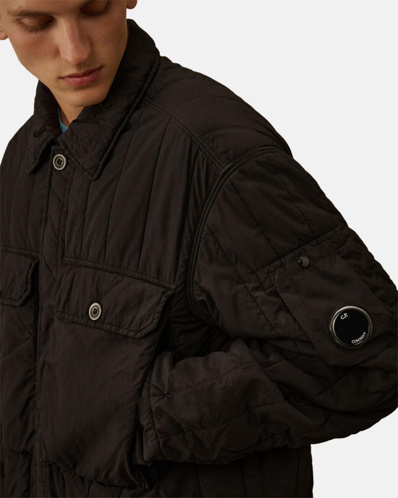BLOUSON CP COMPANY W080A  999  JACKET IN GD LINER NOIR