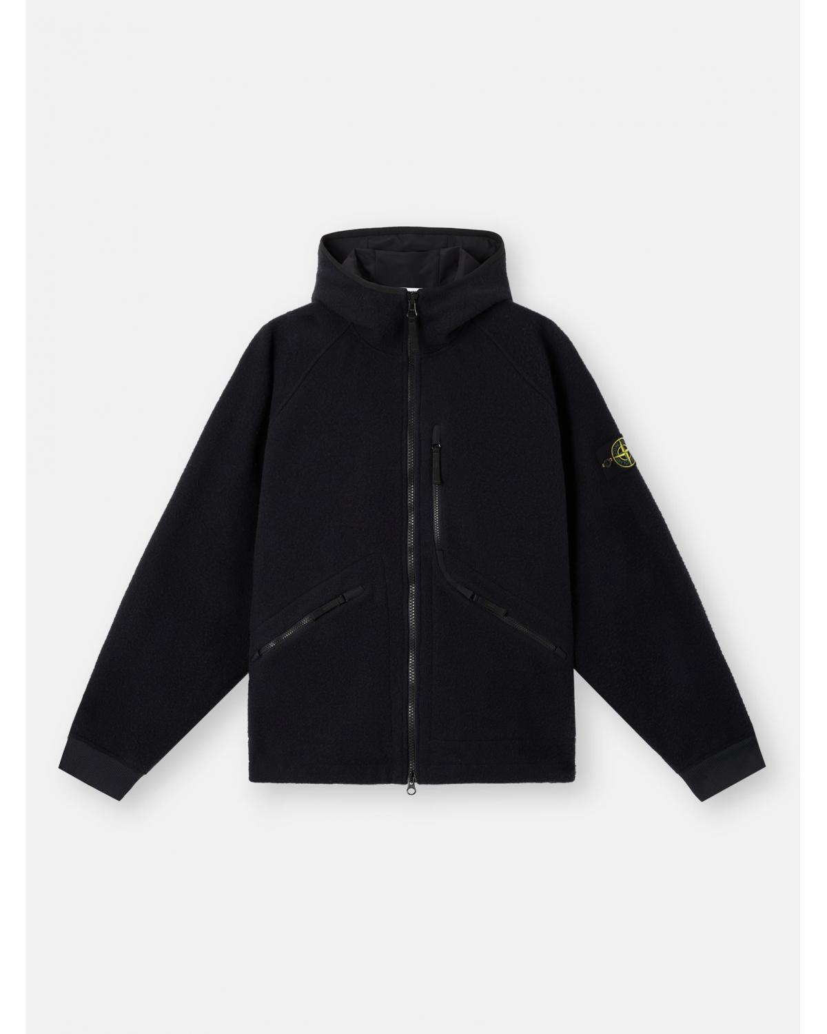 BLOUSON HOODIE 4100060 0020PANNO RATINATO MARINE