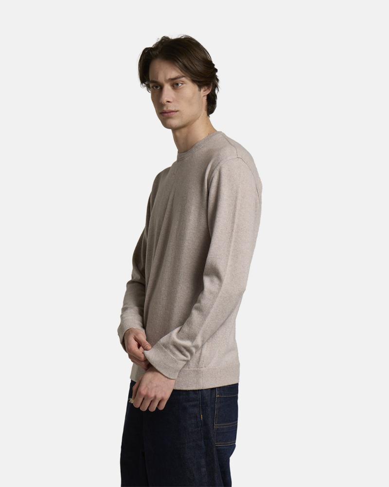 PULL COL ROND FIESOLI  CASHMERE LAINE BEIGE