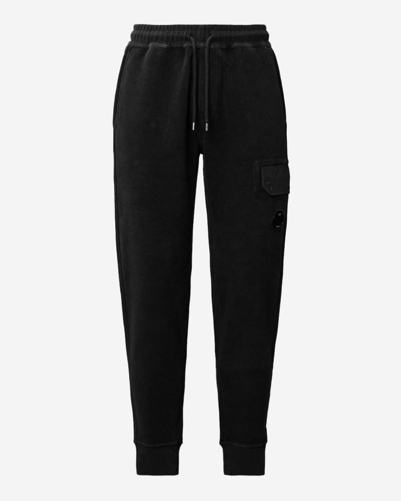 SWEATPANTS JOGGING EN BRUSHED EMERIZED  P308A 999 NOIR