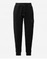 SWEATPANTS JOGGING EN BRUSHED EMERIZED  P308A 999 NOIR