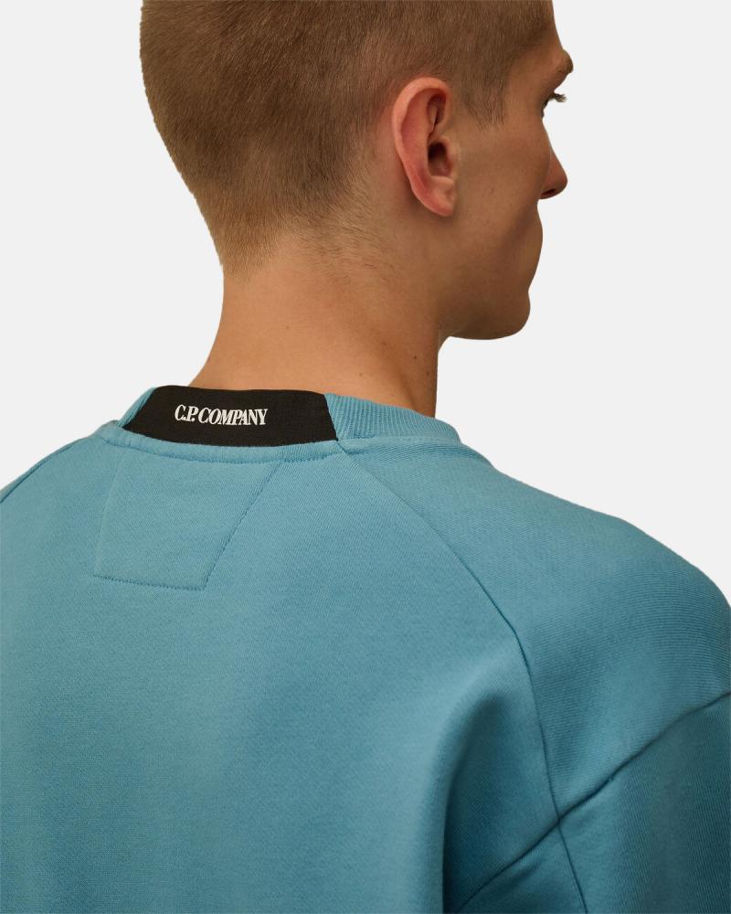SWEAT CP COMPANY  SS713 815 BLEU Aegan blue