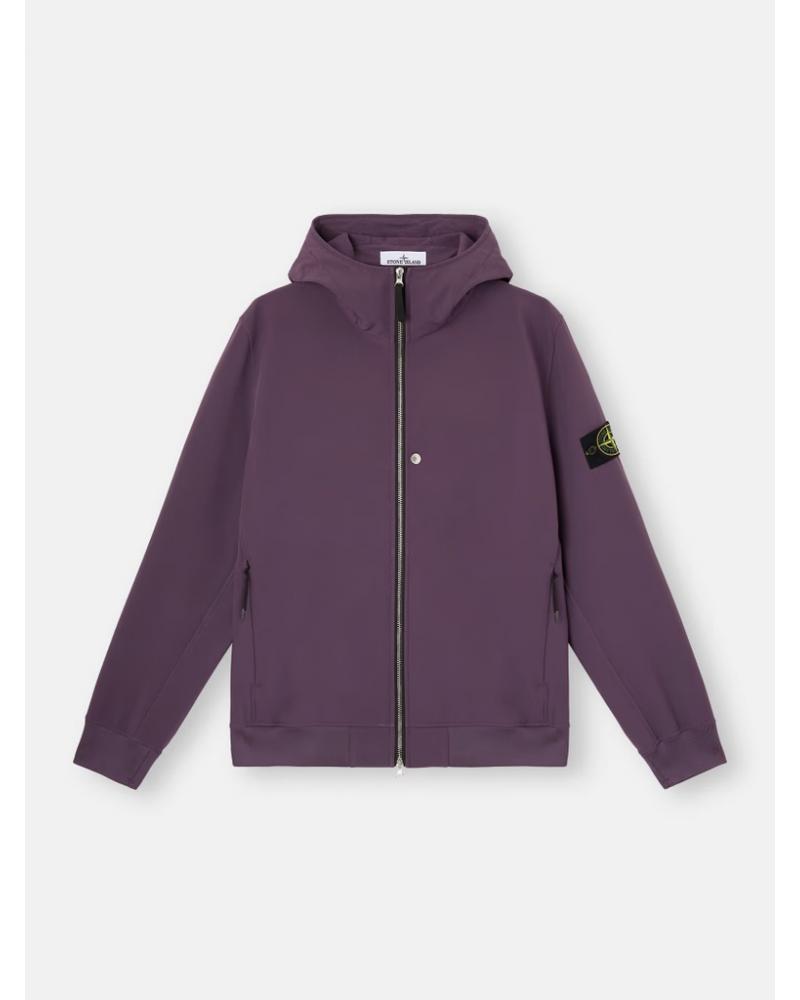 BLOUSON  STONE ISLAND SOFT SHELL-R Q100004 0017 AMARANTH BORDEAUX