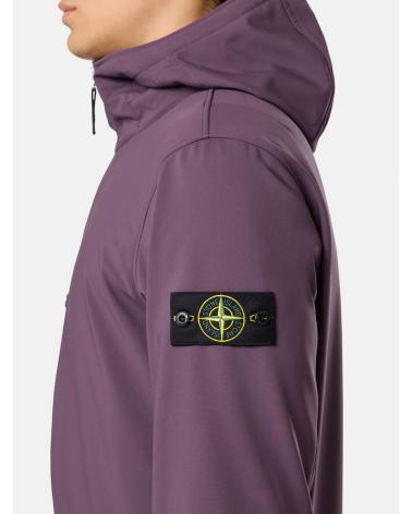 BLOUSON  STONE ISLAND SOFT SHELL-R Q100004 0017 AMARANTH BORDEAUX