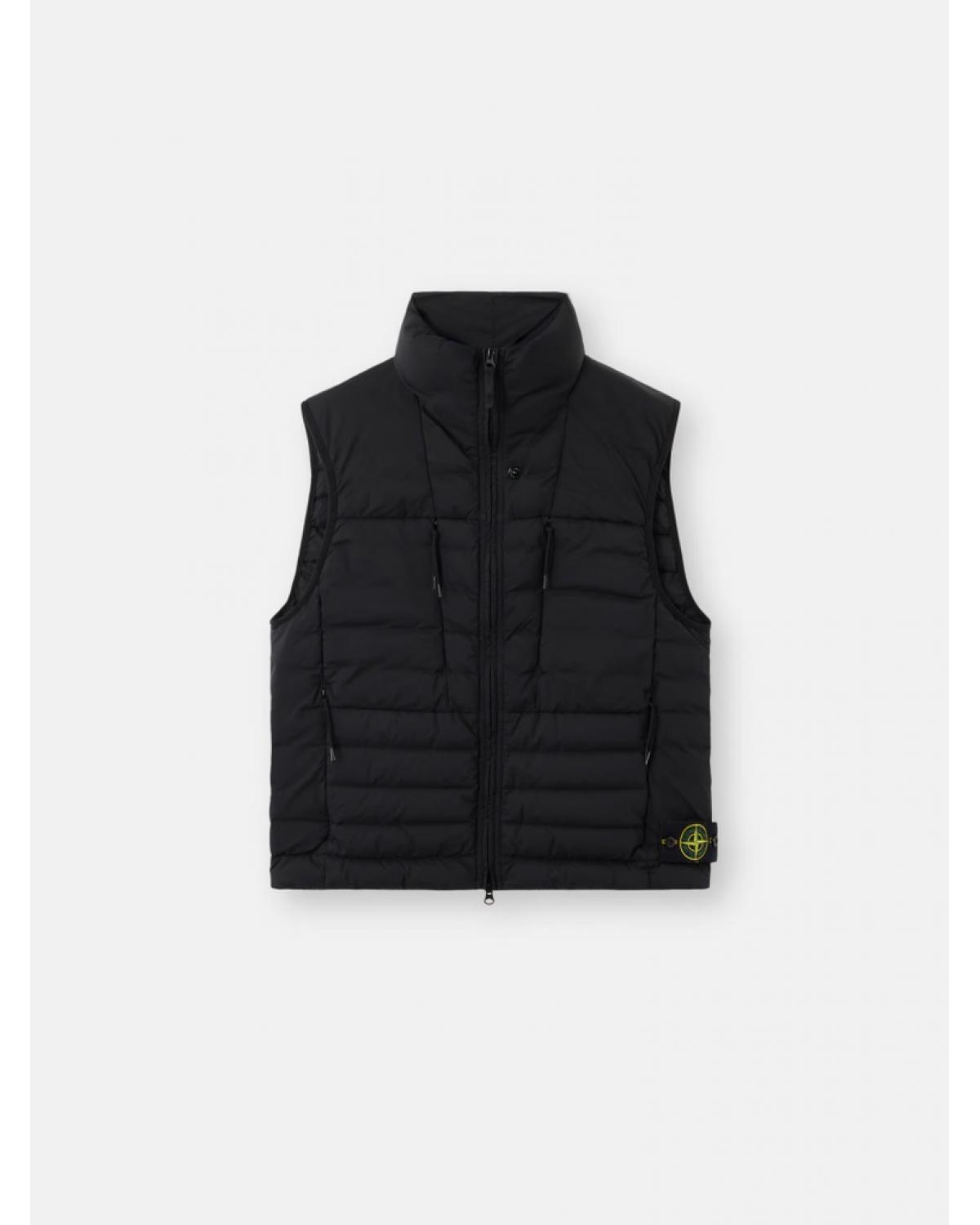 GILET DOUDOUNE S/MANCHES STONE ISLAND G100004 0029 NOIR