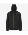 SWEAT K-WAY RAINER SPACER ZIPPÈ BLACK PURE