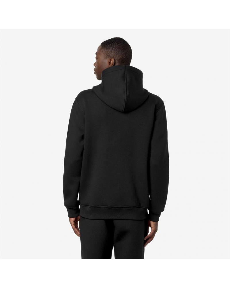 SWEAT K-WAY RAINER SPACER ZIPPÈ BLACK PURE