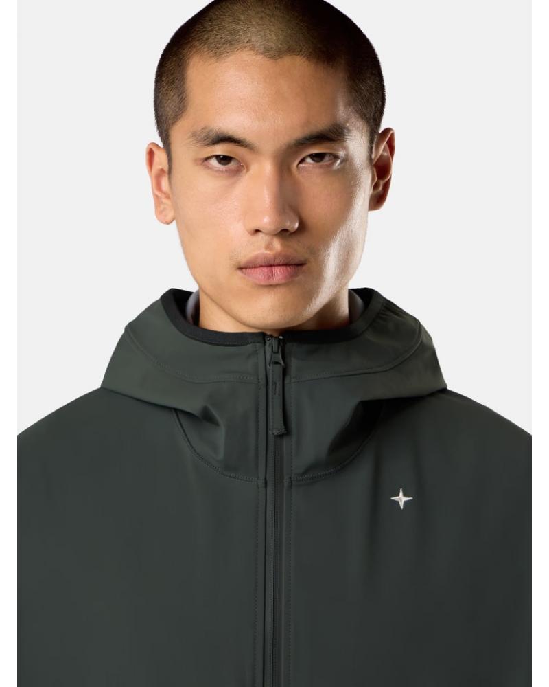 BLOUSON HOODIE SWEATER STELLINA  STONE ISLAND 61000-64 0059 VERT MILITAIRE OLIVE