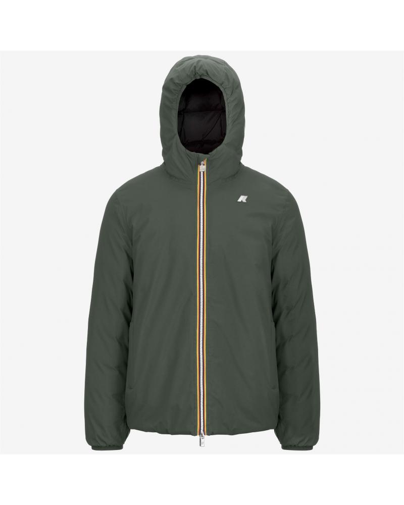 JACK ST THERMO REVERSIBLE K-WAY  GREEN BLACK-  BLACK