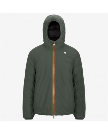 JACK ST THERMO REVERSIBLE K-WAY  GREEN BLACK-  BLACK