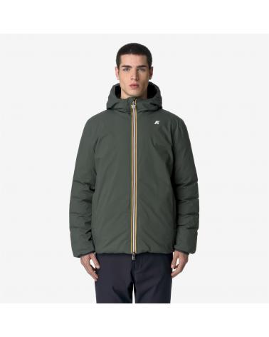 JACK ST THERMO REVERSIBLE K-WAY  GREEN BLACK-  BLACK