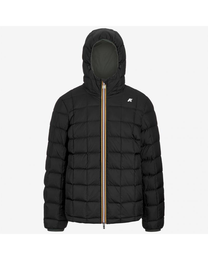 JACK ST THERMO REVERSIBLE K-WAY  GREEN BLACK-  BLACK