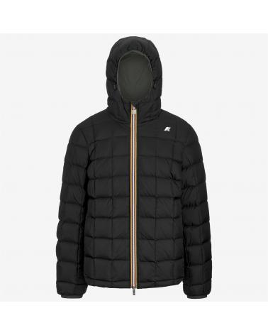 JACK ST THERMO REVERSIBLE K-WAY  GREEN BLACK-  BLACK