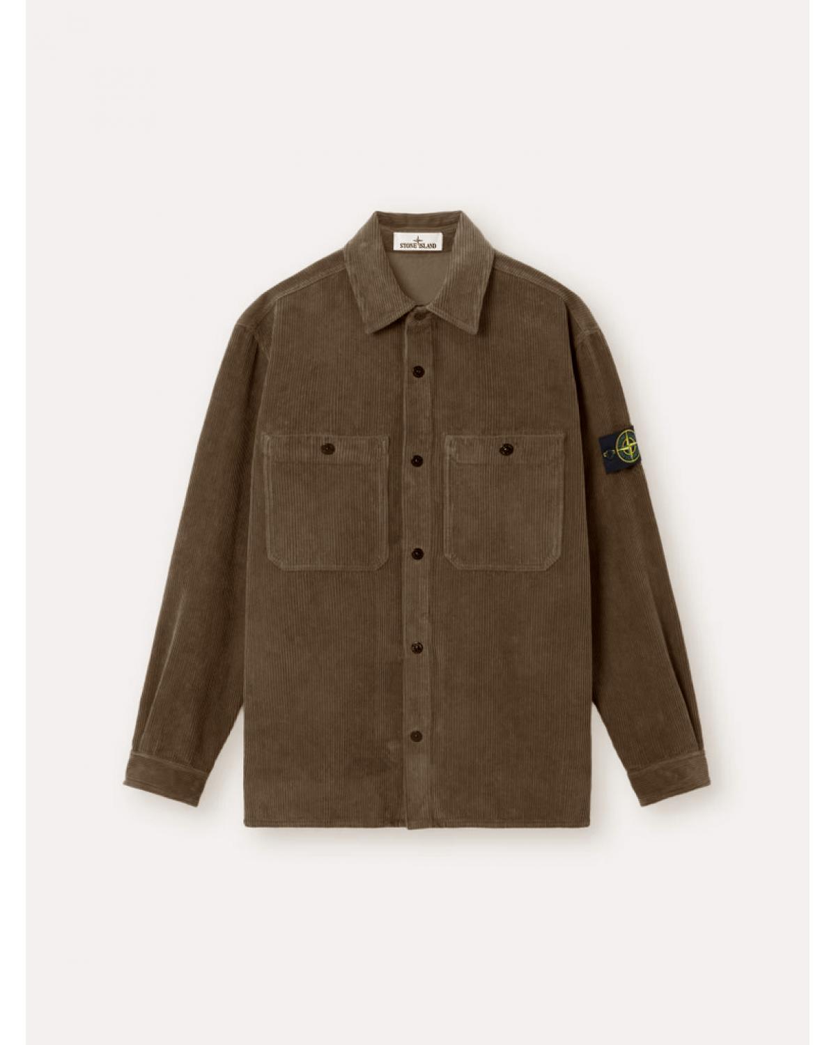 SURCHEMISE VELOURS CÔTELÉ1200012 0054 VERT MILITAIRE SURCHEMISE VELOURS CÔTELÉ1200012 0054 VERT MILITAIRE