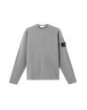 SWEAT STONE ISLAND 6100044 0061 GRIS RIBBED WOOL NYLON